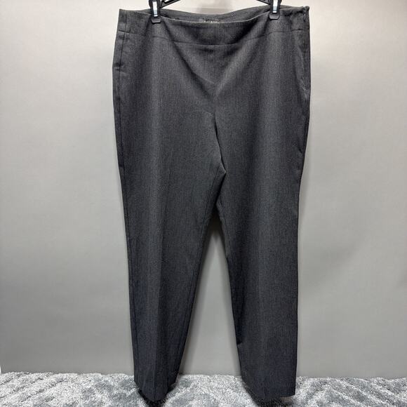 Talbots Pants Womens 14P Gray Heritage High Rise Straight Leg Dress Pants - Picture 1 of 7